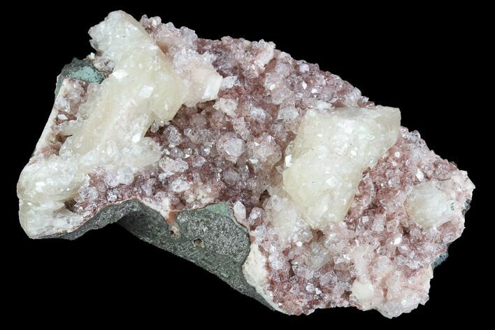 Stilbite and Apophyllite Crystal Cluster - India #97833